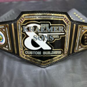 custom military pride championship belt
