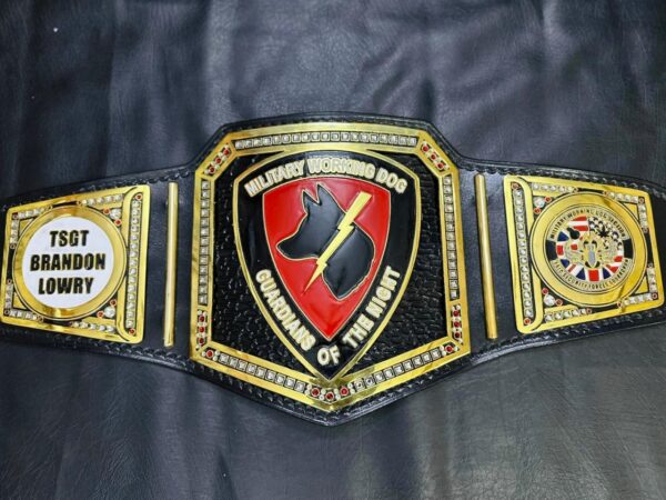 Custom Military Pride Championship Belts