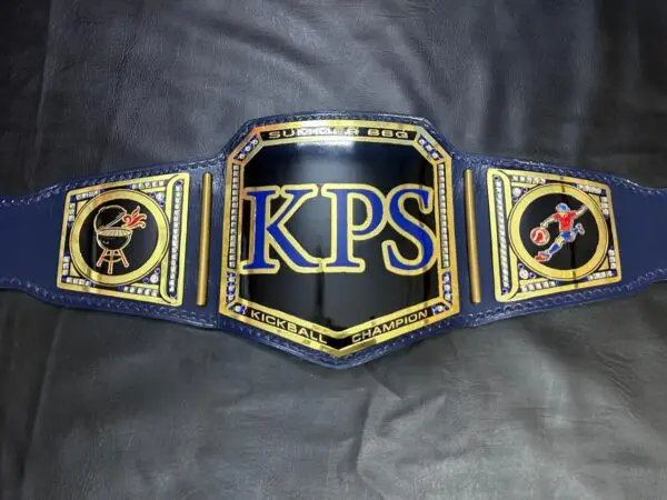 custom kickball championship belt