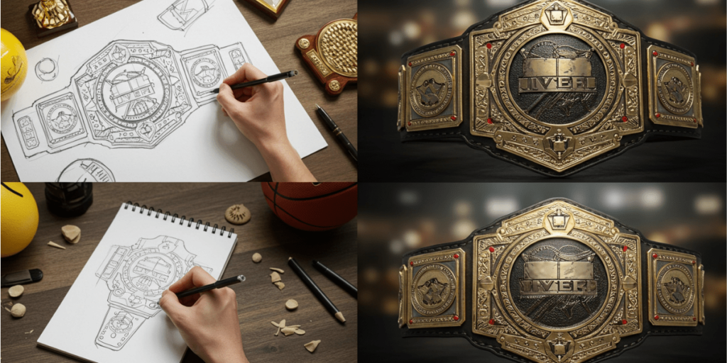 It All Starts with a Sketch and a Story min Sunt Championship Belts