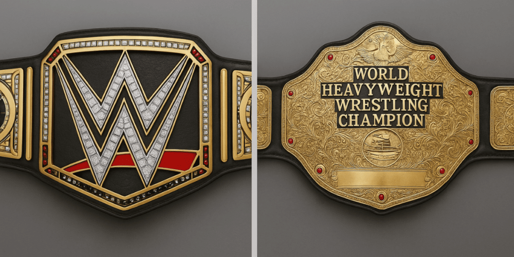 Comparing Modern and Classic Wrestling Belts