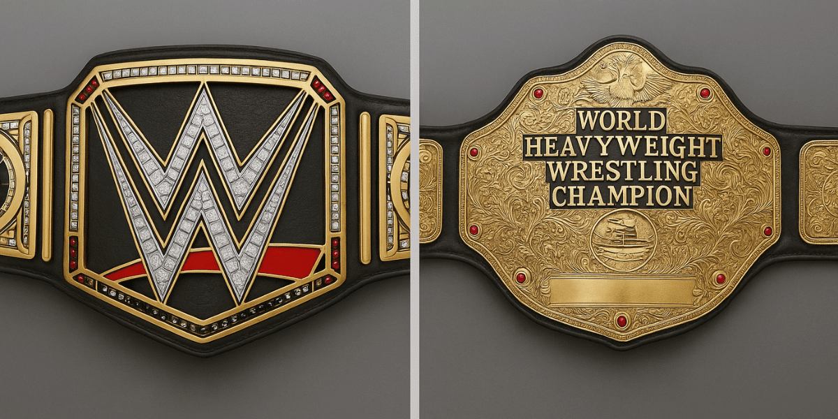 Comparing Modern and Classic Wrestling Belts