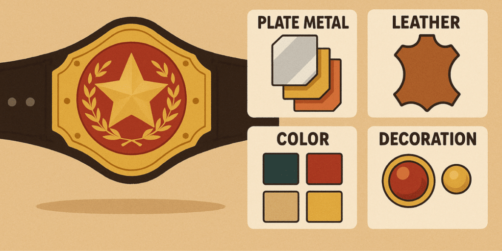 How to Choose the Right Materials for a Custom Wrestling Belt
