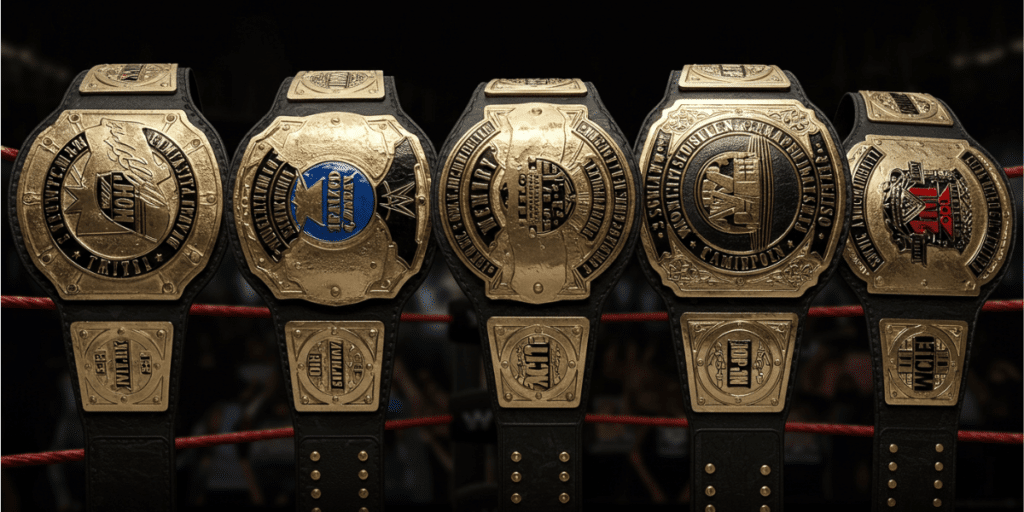 Iconic Wrestling Title Transformations in the 90s and 2000s min Sunt Championship Belts