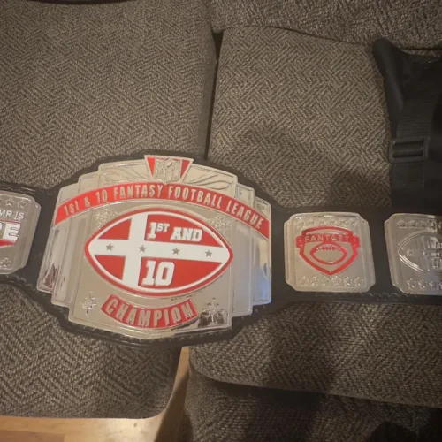 Custom Fantasy Football Championship Belt photo review
