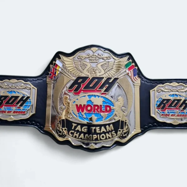 ROH Ring Of Honor World Tag Team Wrestling Championship Title Belt