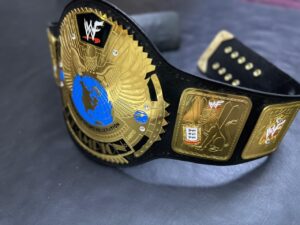 WWF Big Eagle Scratch Logo Championship Belt - Image 11