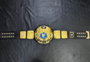 WWF Big Eagle Scratch Logo Championship Belt - Image 2
