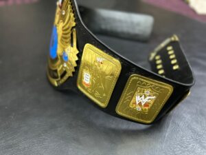 WWF Big Eagle Scratch Logo Championship Belt - Image 10