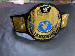 WWF Big Eagle Scratch Logo Championship Belt - Image 9