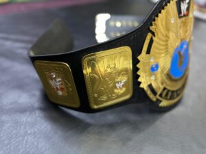 WWF Big Eagle Scratch Logo Championship Belt - Image 8