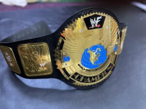WWF Big Eagle Scratch Logo Championship Belt - Image 4