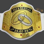 Custom Wedding Championship Belt - Image 4