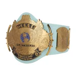 Light Blue WWE Winged Eagle Championship Replica Title Belt - Image 3