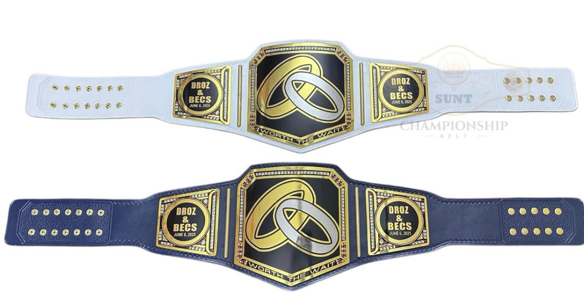 The Most Unique Wedding Gift of 2026 A Custom Championship Belt