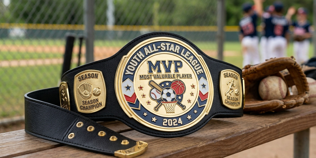 custom youth championship belt