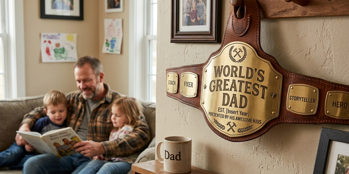 The "World's Greatest Dad" Belt: Why It's the Ultimate Father's Day Gift for the WWE-Loving Dad 1 wolrd best dad special belt