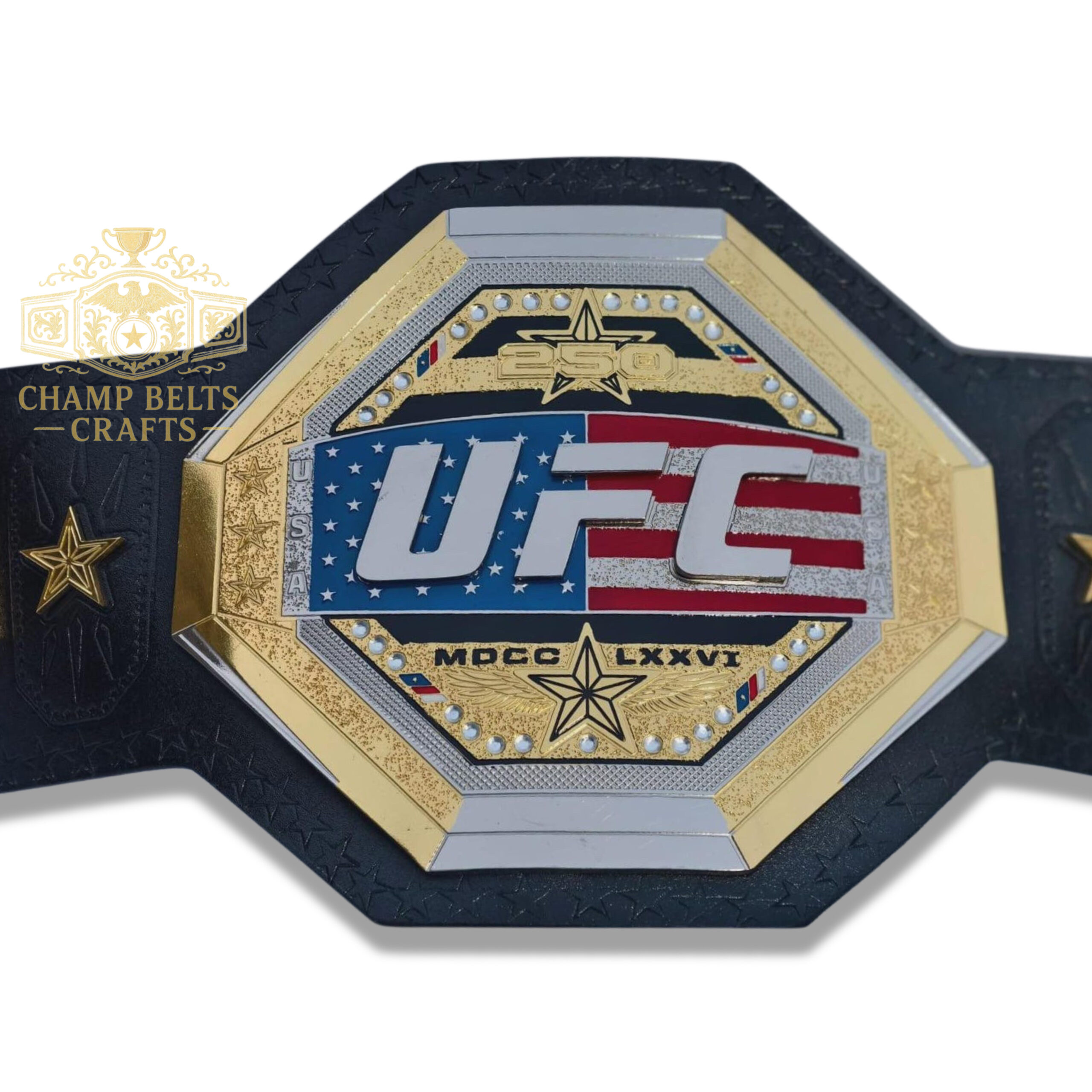 2AADB907-63F2-4DC3-B40F-707253C0B1DE New UFC Freedom Legacy 250 USA Championship Replica Belt - Image 1